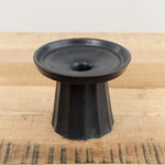 DBO Home Home Candle Holders Short Fluted Candlestick Mussel