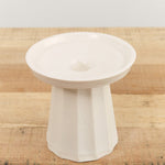 DBO Home Home Candle Holders Short Fluted Candlestick Snowflake