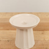 Short Fluted Candlestick