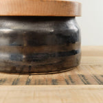 DBO Home Home Vessels Small Bare Lidded Vessel in Mussel Mussel