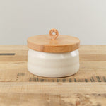 DBO Home Home Vessels Small Bare Lidded Vessel in Snowflake Snowflake