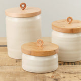 DBO Home Home Vessels Small Bare Lidded Vessel in Snowflake Snowflake