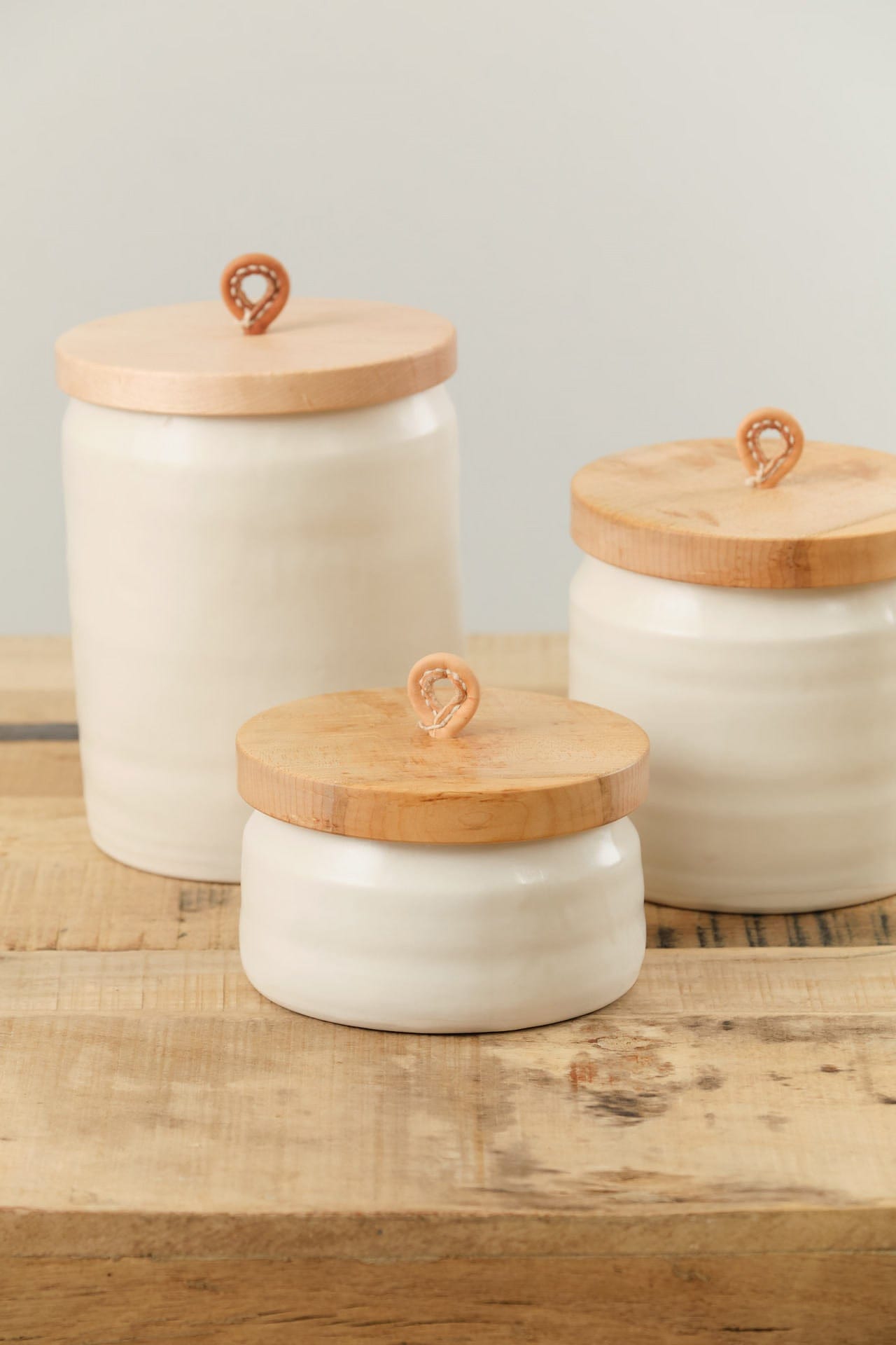 DBO Home Home Vessels Small Bare Lidded Vessel in Snowflake Snowflake