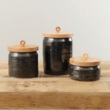 DBO Home Home Vessels Small Bare Lidded Vessel in Mussel Mussel