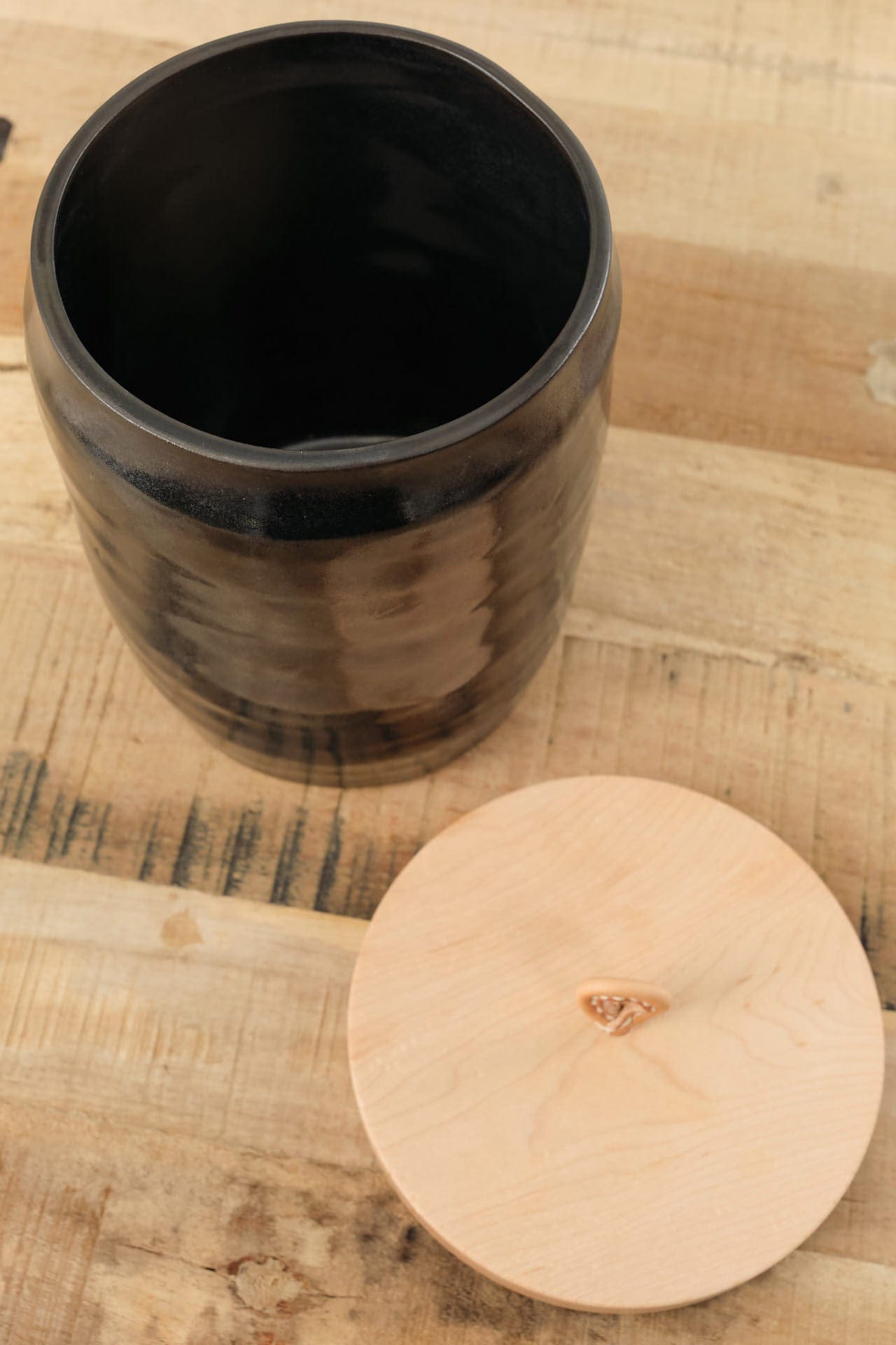 DBO Home Home Vessels XL Bare Lidded Vessel in Mussel Mussel