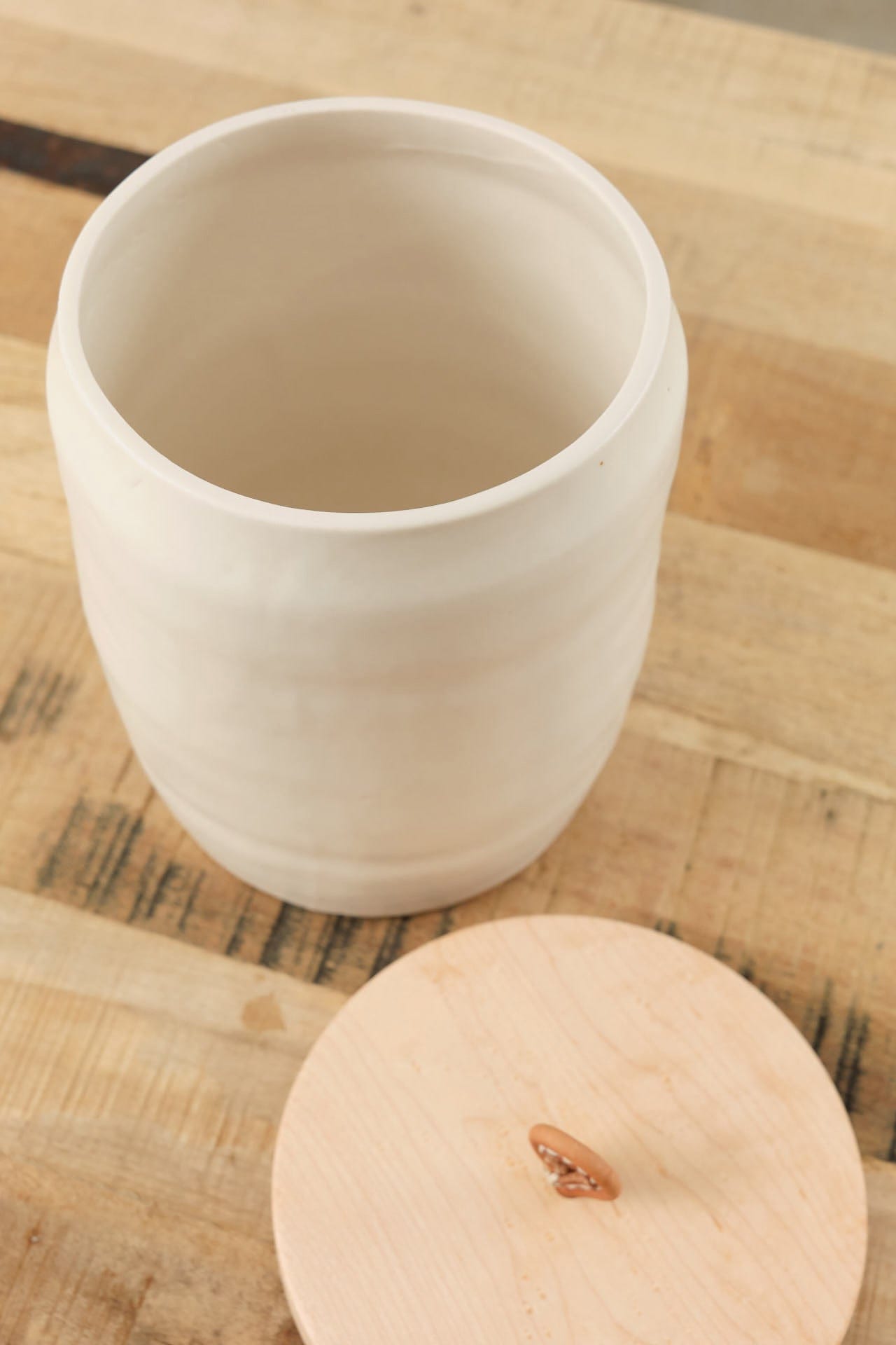 DBO Home Home Vessels XL Bare Lidded Vessel in Snowflake Snowflake