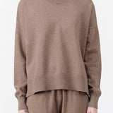 Elle Cotton Cashmere Sweater by Demylee in Truffle