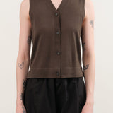 Demylee Apparel Womens Sweaters Ariya Superfine Merino Wool Vest