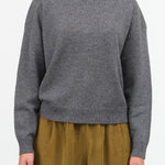 Artemis Sweater by Demylee in Dark Heather Grey