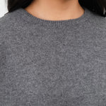 Dark Heather Grey Artemis Sweater by Demylee