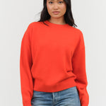 Demylee Artemis Sweater in Red Orange