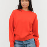 Demylee Artemis Sweater in Red Orange