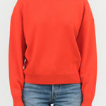 Artemis Sweater by Demylee in Red Orange