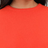 Red Orange Artemis Sweater by Demylee