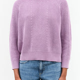 Chelsea Cotton Sweater by Demylee in Iris