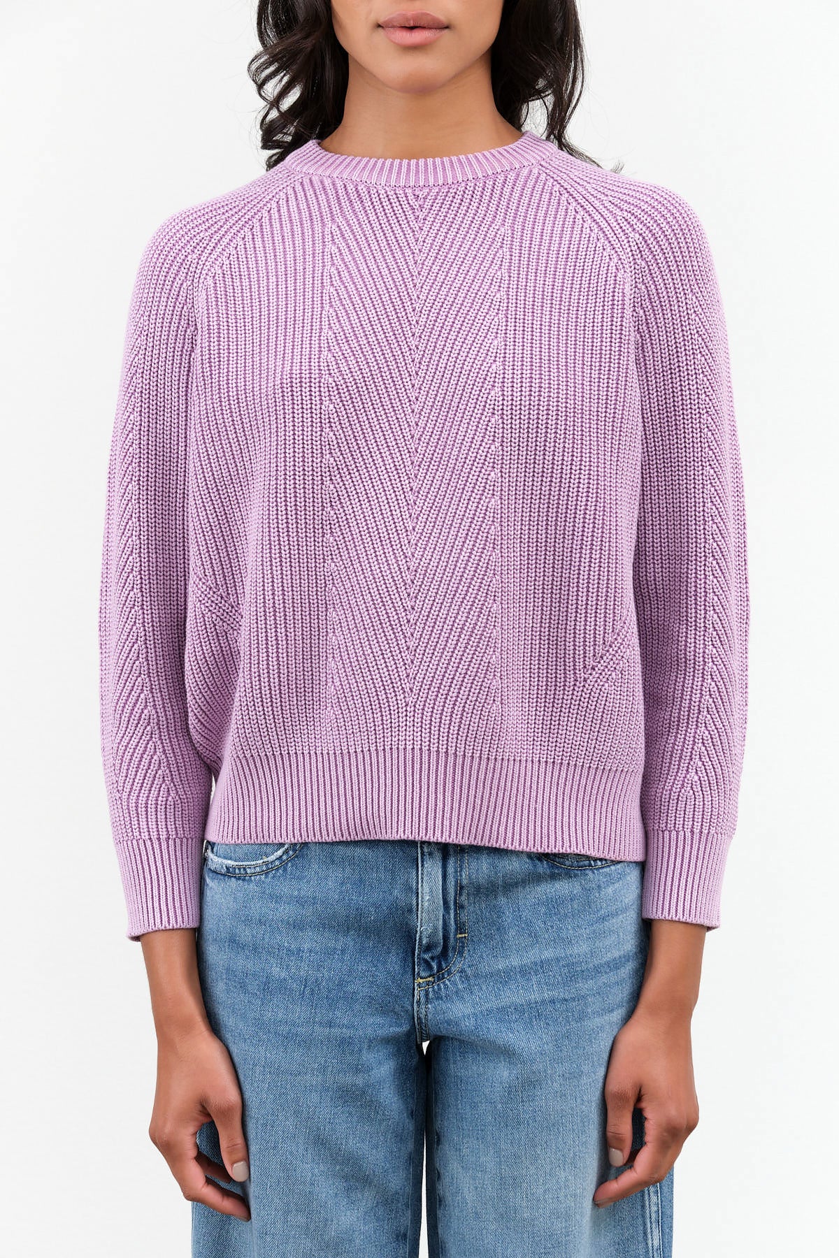 Chelsea Cotton Sweater by Demylee in Iris