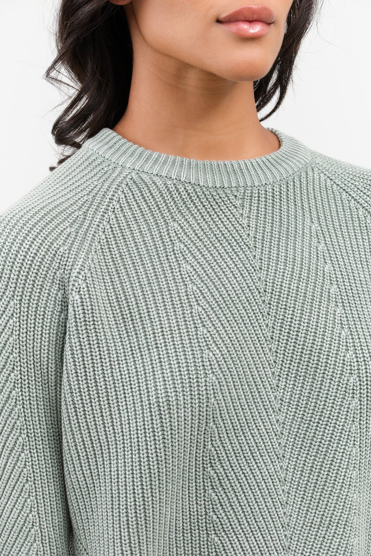 Sage Chelsea Cotton Sweater Demylee