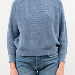 Demylee Apparel Womens Sweaters Chelsea Washed Cotton Sweater