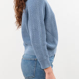 Demylee Apparel Womens Sweaters Chelsea Washed Cotton Sweater