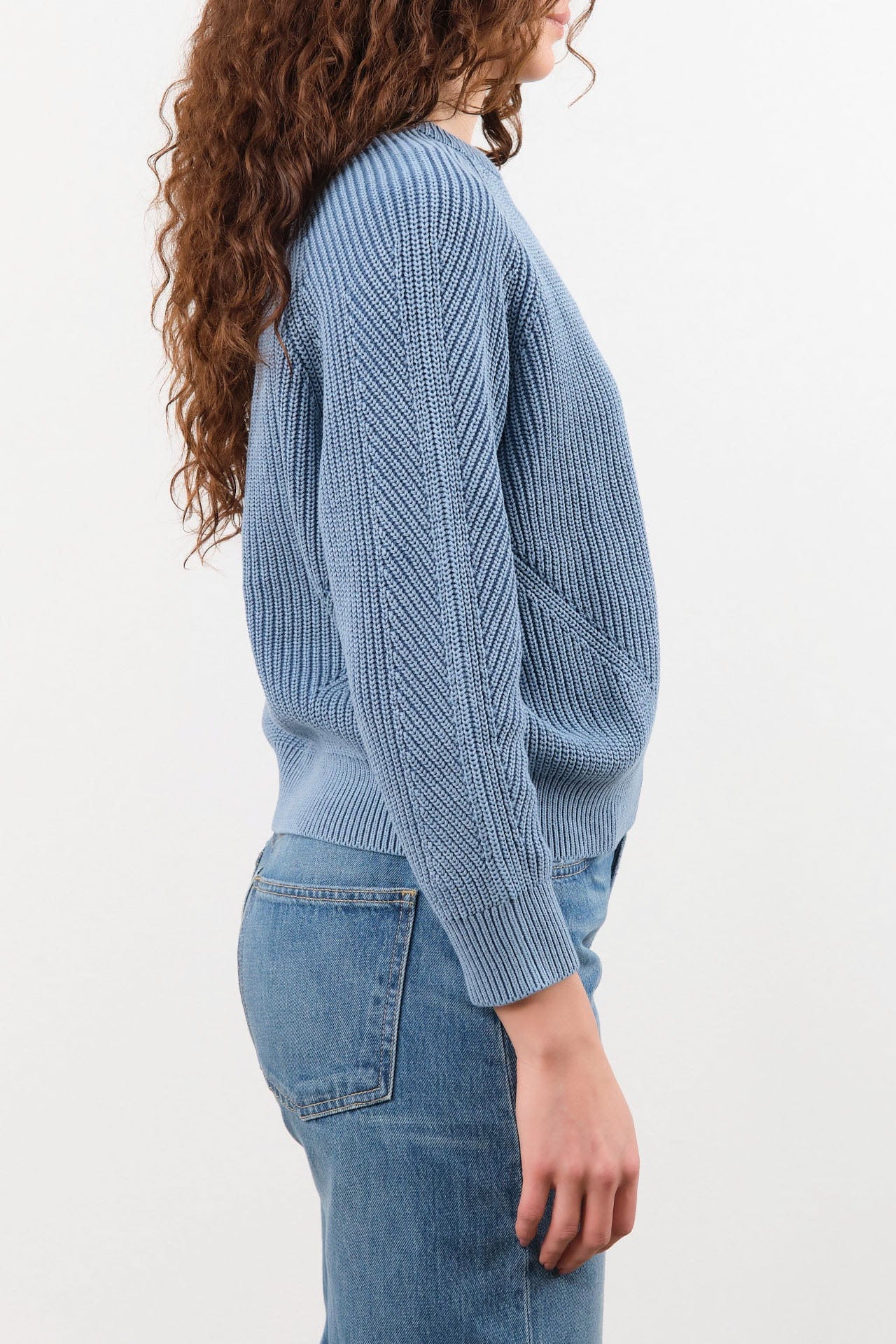 Demylee Apparel Womens Sweaters Chelsea Washed Cotton Sweater