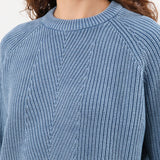 Demylee Apparel Womens Sweaters Chelsea Washed Cotton Sweater