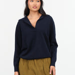 Demylee Chrome Sweater in Navy