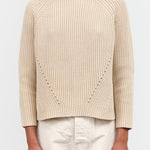 Daphne Cotton Sweater by Demylee in Sandstone