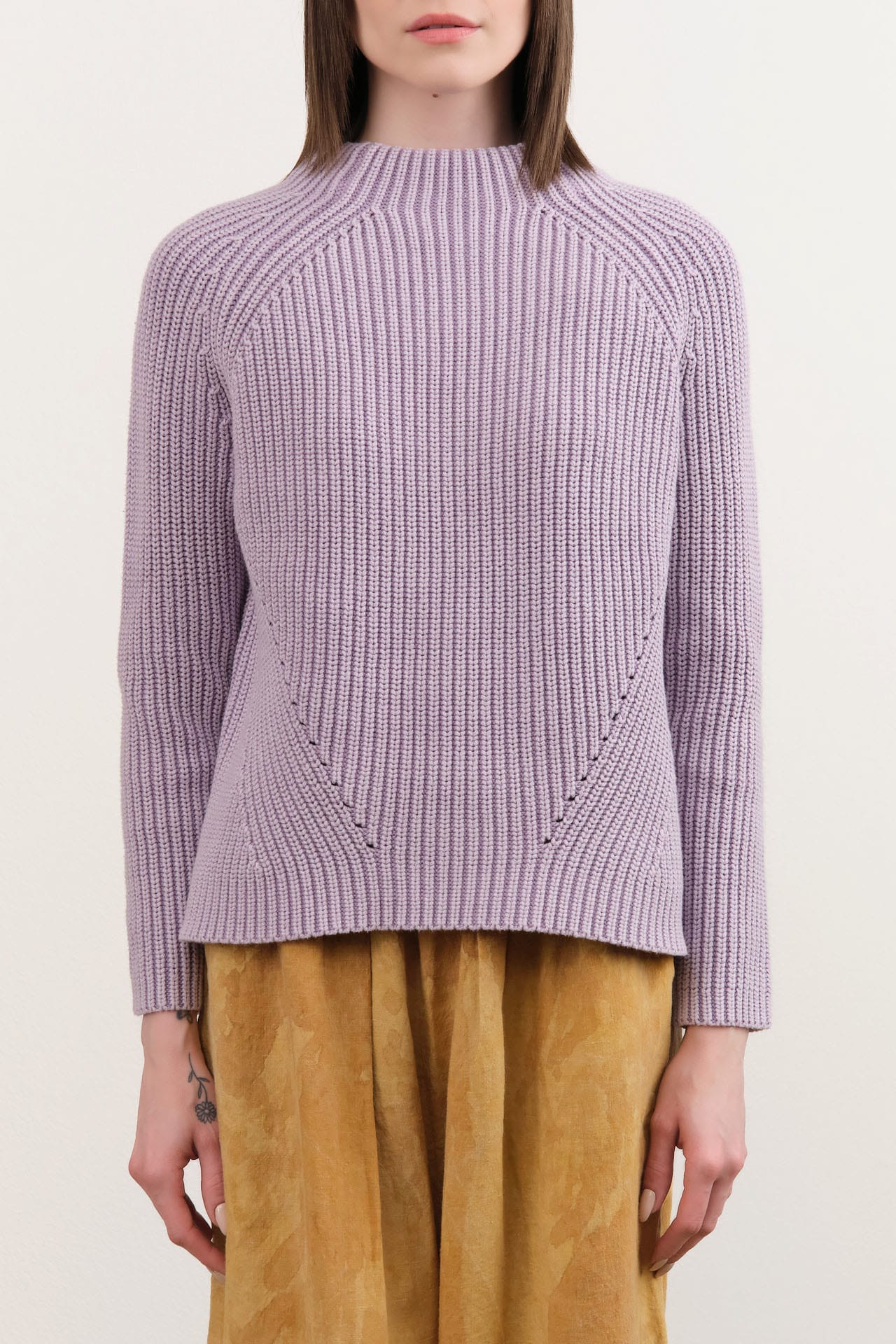 Demylee Apparel Womens Sweaters Daphne Washed Cotton Sweater