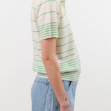 Demylee Apparel Womens Sweaters Drew Stripe Cashmere Cardigan