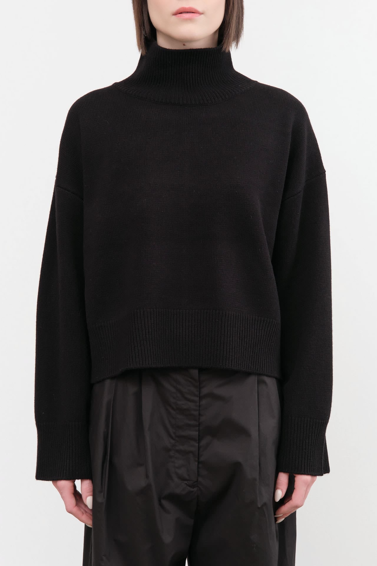 Demylee Apparel Womens Sweaters Enid Wool Cashmere Turtleneck Sweater