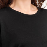 Black Hazel Superfine Cashmere Top by Demylee