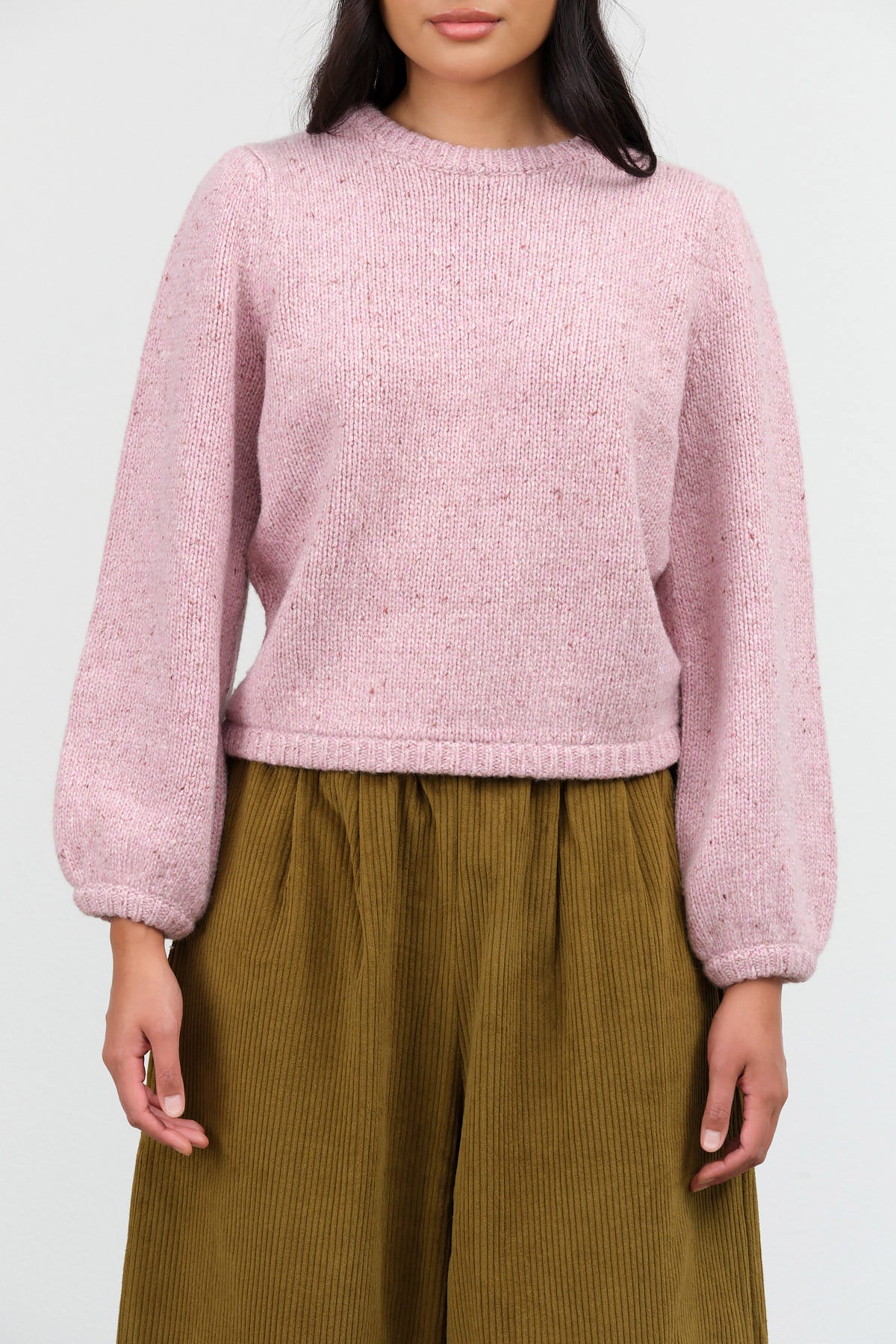 Iara Sweater by Demylee in Soft Pink