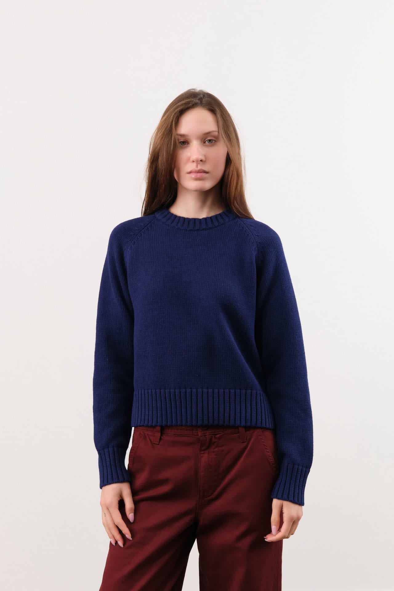 Demylee Apparel Womens Sweaters Imogen Cotton Cashmere Sweater