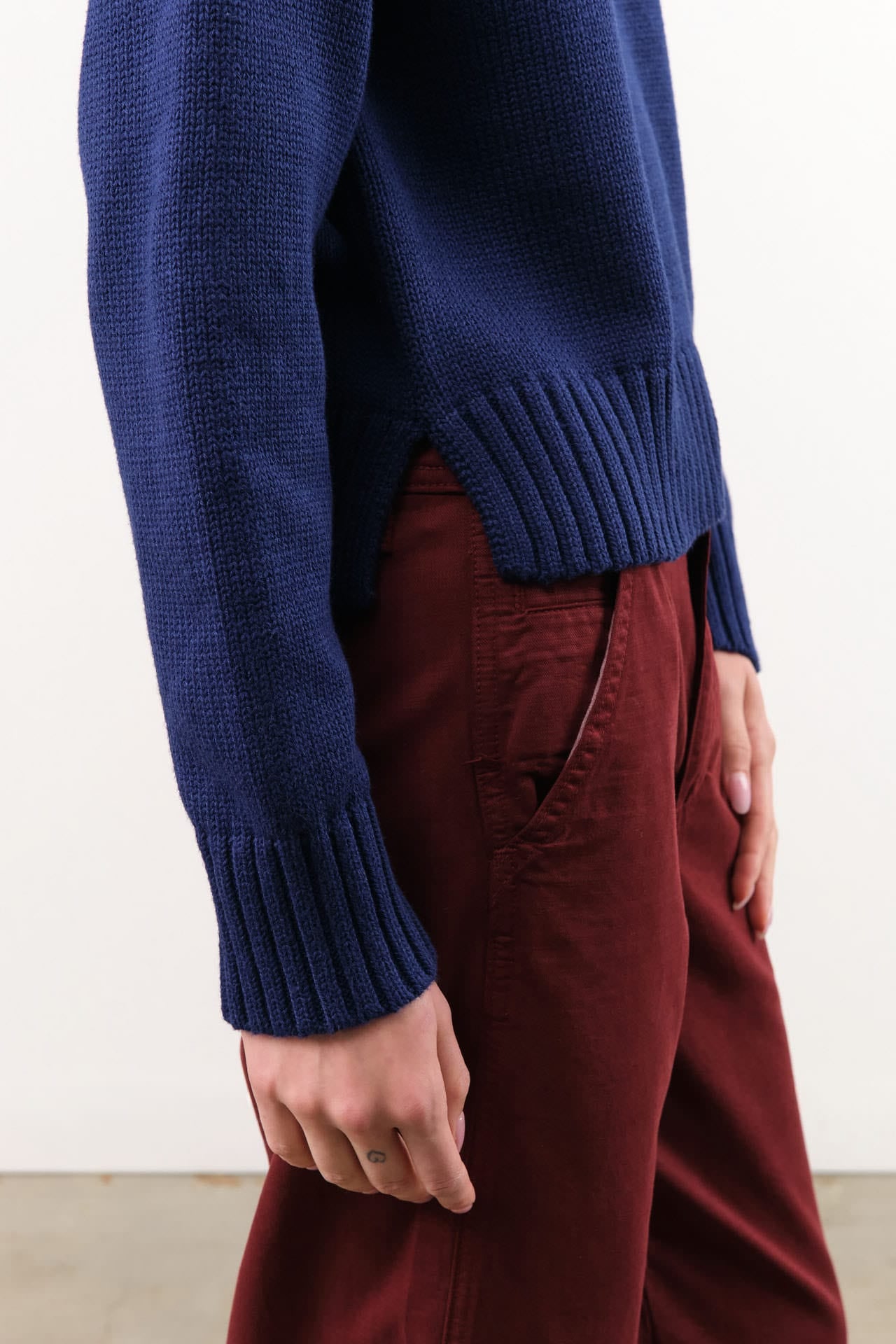 Demylee Apparel Womens Sweaters Imogen Cotton Cashmere Sweater