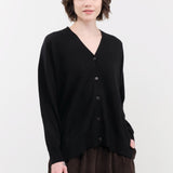 DEMYLEE Apparel Womens Sweaters Jayla Cashmere Cardigan in Black