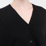 DEMYLEE Apparel Womens Sweaters Jayla Cashmere Cardigan in Black