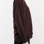DEMYLEE Apparel Womens Sweaters Jayla Cashmere Cardigan in Espresso