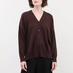 DEMYLEE Apparel Womens Sweaters Jayla Cashmere Cardigan in Espresso