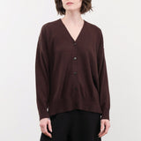 DEMYLEE Apparel Womens Sweaters Jayla Cashmere Cardigan in Espresso