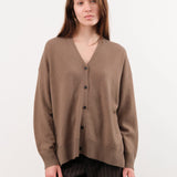 Jayla Cashmere Cardigan in Hazelnut