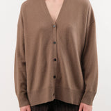 Jayla Cashmere Cardigan in Hazelnut