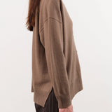 Jayla Cashmere Cardigan in Hazelnut