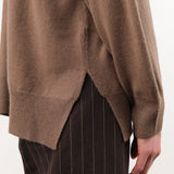 Jayla Cashmere Cardigan in Hazelnut