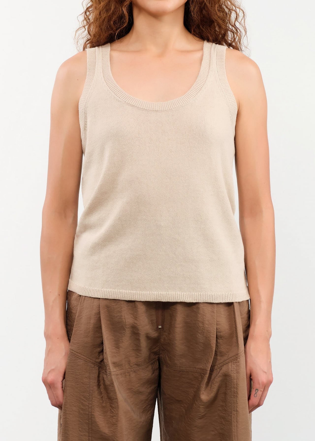 DEMYLEE Apparel Womens Sweaters Jessie Cotton Linen Top