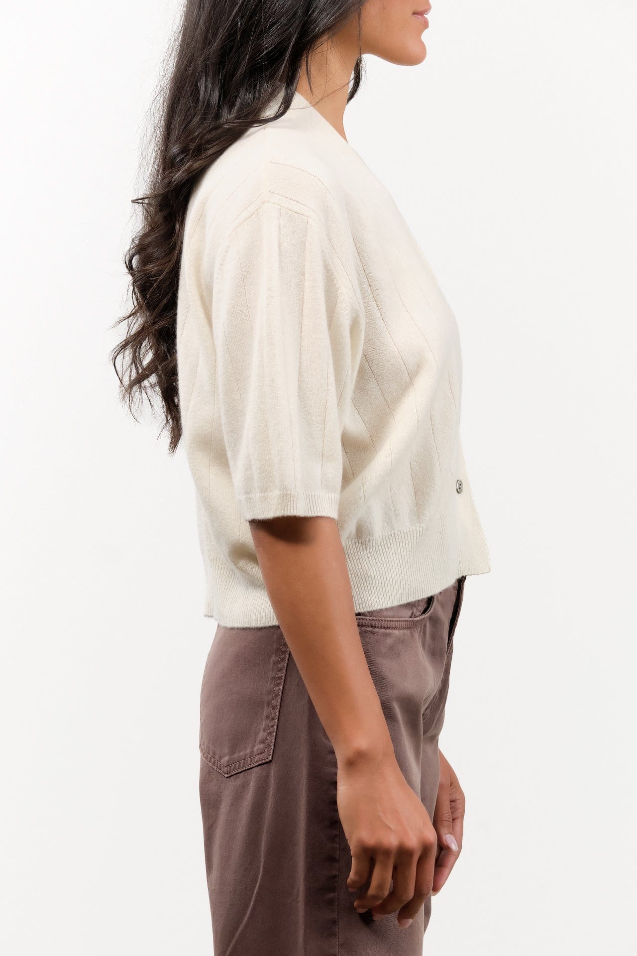 DEMYLEE Apparel Womens Sweaters Joan Cashmere Cardigan