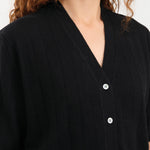 DEMYLEE Apparel Womens Sweaters Joan Cashmere Cardigan in Black