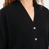 DEMYLEE Apparel Womens Sweaters Joan Cashmere Cardigan in Black