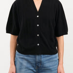 Demylee Apparel Womens Sweaters Joan Cashmere Cardigan in Black