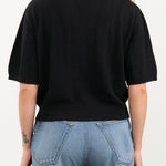 Demylee Apparel Womens Sweaters Joan Cashmere Cardigan in Black