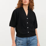 Demylee Apparel Womens Sweaters Joan Cashmere Cardigan in Black